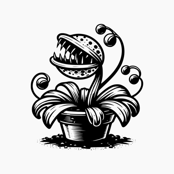 Plante carnivore. Lot de 6 SVG. Fichiers de coupe Svg Png Eps Dxf. - Etsy  France