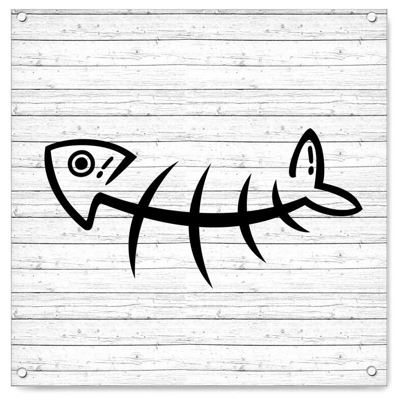 Fishbone Dxf Fishbone. Svg Png Eps Dxf Cut Files. - Etsy