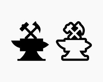 Blacksmith. Svg Png Eps Dxf Cut files.