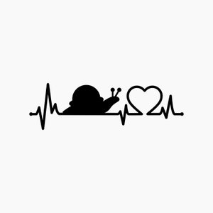 Latido del caracol. Svg Png Eps Dxf Cortar archivos.