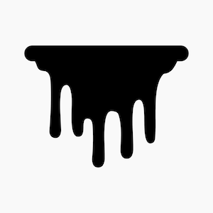 Dripping. Svg Png Eps Dxf Cut files.