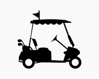 Golf Cart. Svg Png Eps Dxf Cut files.