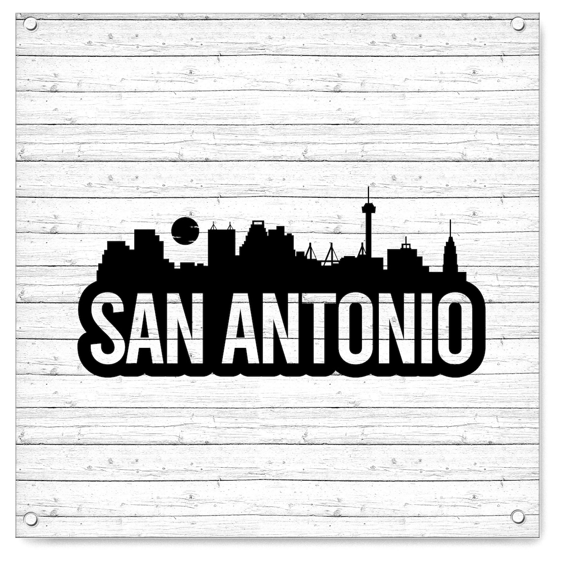 San Antonio Bold Skyline. Svg Png Eps Dxf Cut Files. Etsy