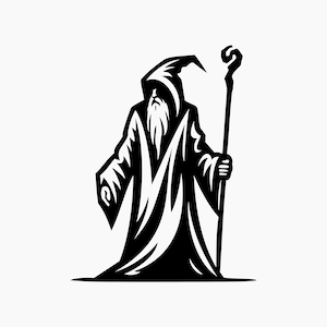 Wizard. Svg Png Eps Dxf Cut files.