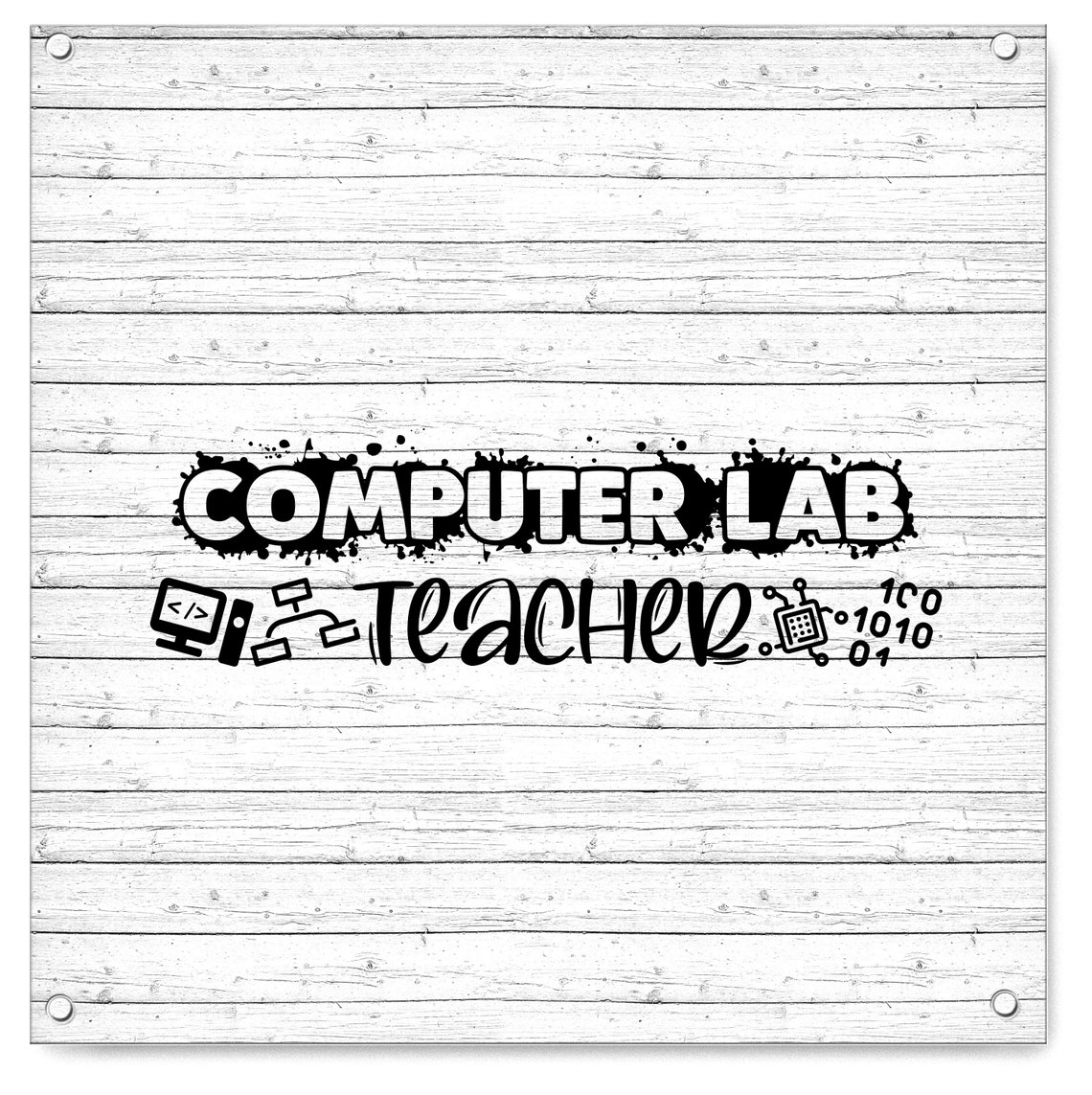 Computer Lab Teacher. Svg Png Eps Dxf Cut Files. - Etsy Canada