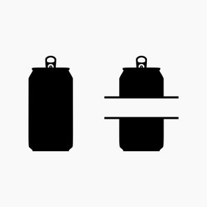 Soda Can. Svg Png Eps Dxf Cut files.