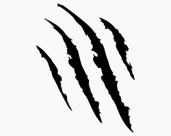 Claw Mark. Svg Png Eps Dxf Cut files.