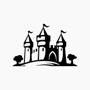 Castle. Svg Png Eps Dxf Cut files.