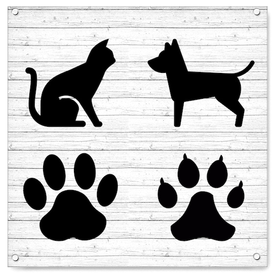 Paw Prints Dog Cat Stock Illustrations – 3,608 Paw Prints Dog Cat