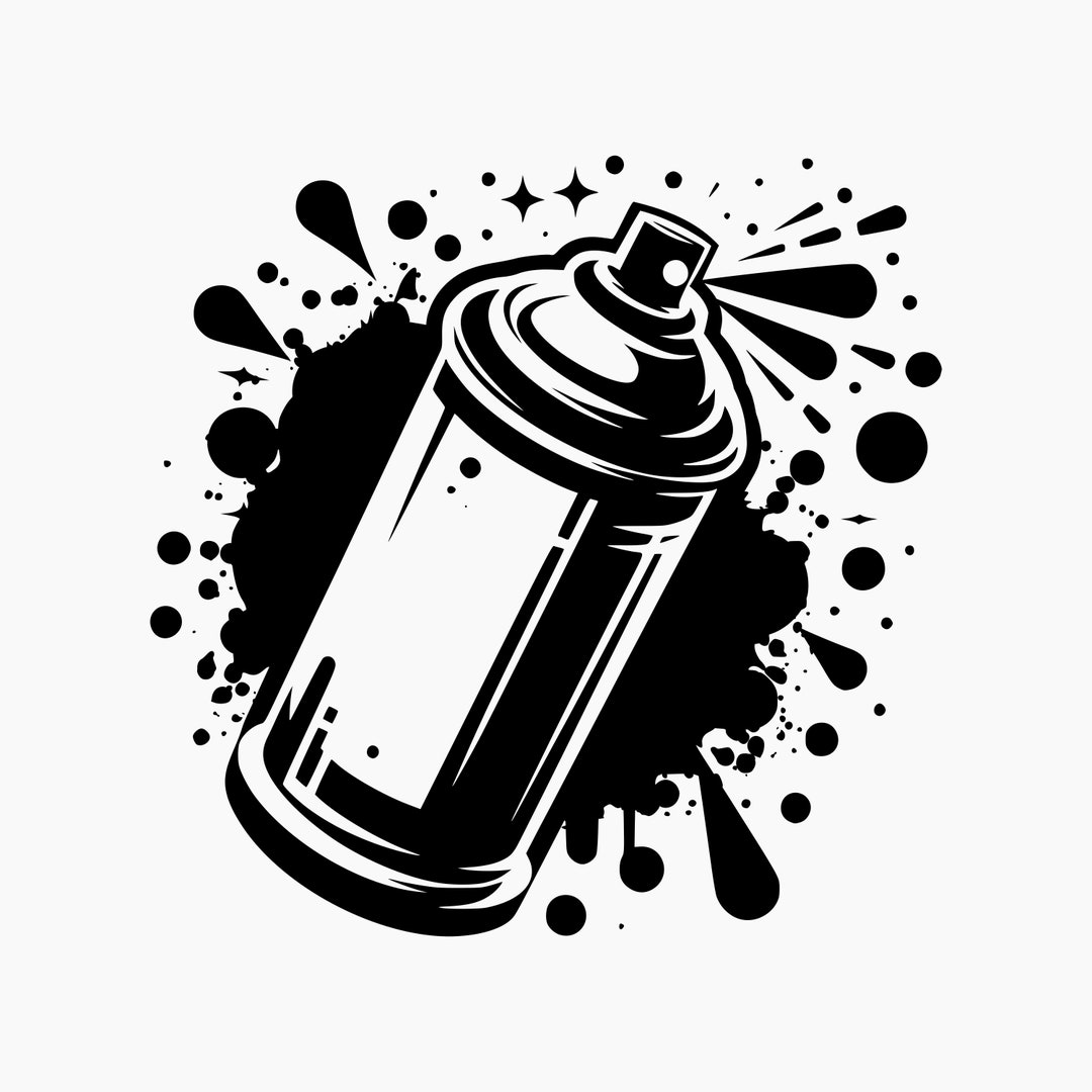 Spray Paint. Svg Png Eps Dxf Cut Files. Etsy