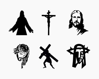 Jesus. Svg Png Eps Dxf Cut files.