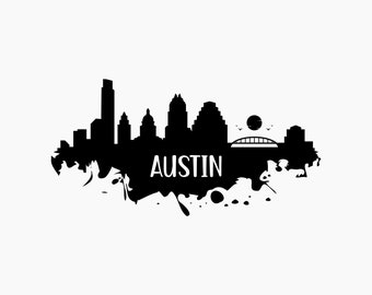 Austin Skyline silhouette