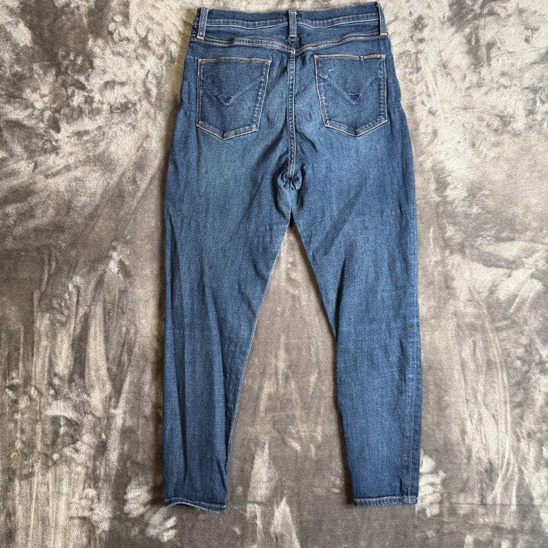 Hudson Women's Jeans Blair Super Skinny Size 31 Denim Regular Wash Five Pocket image 7