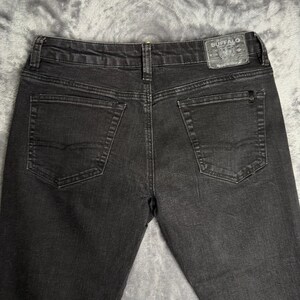 Buffalo David Bitton Six Straight Leg Jeans Mens 33x30 Black Faded Denim 684748 image 11