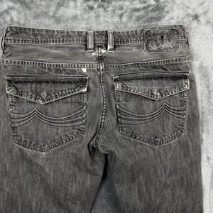 Buffalo David Bitton Jeans Mens 30 Black Straight Leg Paint Splatter Distressed image 12