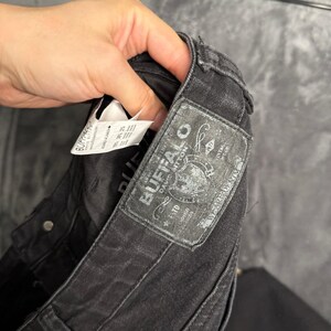 Buffalo David Bitton Six Straight Leg Jeans Mens 33x30 Black Faded Denim 684748 image 7