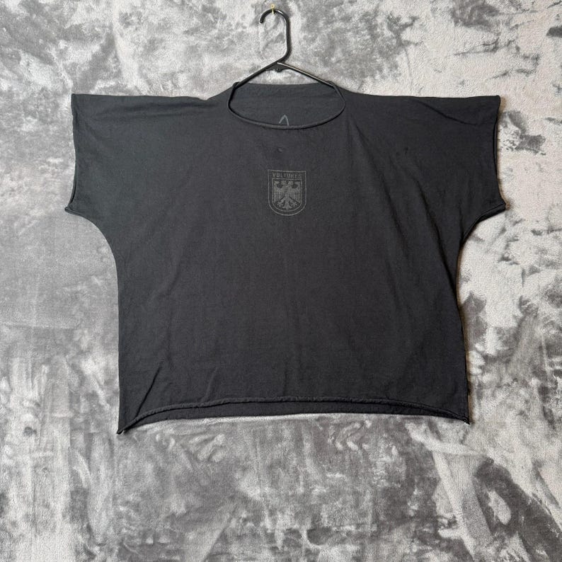 Kanye West Yeezy Vultures Album Promo Schwarz Größe 1 Kurzarm Boxy Fit Bild 1