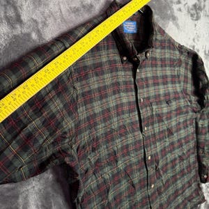 Vintage Pendleton Country Traditions Button Down Long Sleeve Plaid Flannel Large image 5