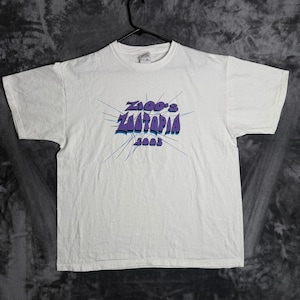 Fruit of the Loom T-Shirt Mens XL White Z100 Zootopia 2003 Concert Promo 7046 image 1