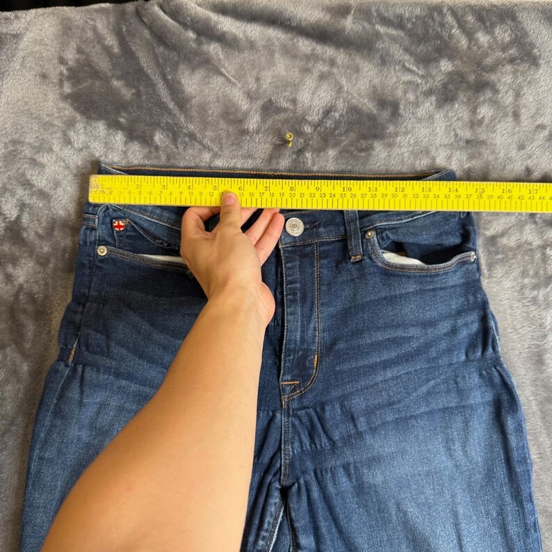 Hudson Women's Jeans Blair Super Skinny Size 31 Denim Regular Wash Five Pocket image 3
