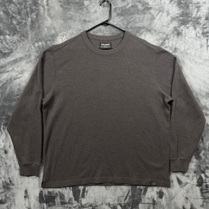 Koszulka termiczna Filson Waffle Knit męska XXL, szara, z długim rękawem i okrągłym dekoltem zdjęcie 1
