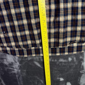 Camisa de flanela xadrez de lã com botões e mangas compridas Sir Pendleton para homem, tamanho GG. imagem 3
