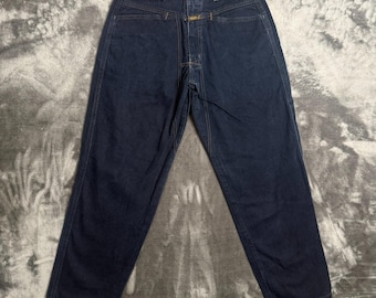 Marthe = Francois Girbaud Denim Jeans High Wasited Baggy Size 29 Short Inseam