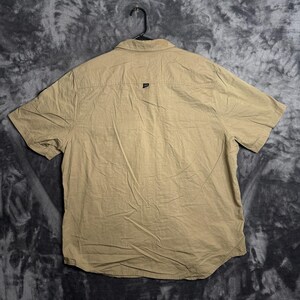 Avirex Mens Patch Pocket Short Sleeve Button Down Work Shirt Utility Size XXL image 8