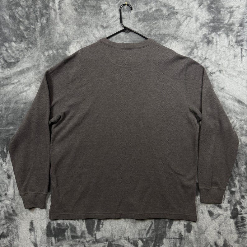 Koszulka termiczna Filson Waffle Knit męska XXL, szara, z długim rękawem i okrągłym dekoltem zdjęcie 6