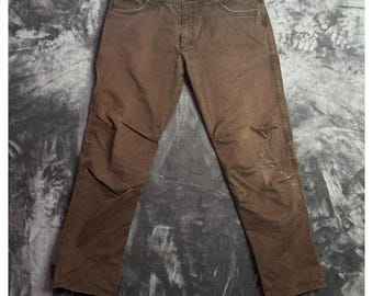 Calça Kuhl Legendary Masculina Tamanho 36x32 Marrom 5 Bolsos para Caminhadas, Trabalho e Atividades ao Ar Livre