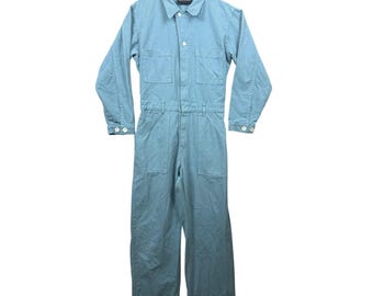 Mono unisex grande de algodón sarga azul de Big Bud Press para uso diario.