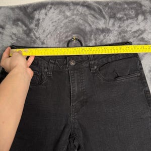 Buffalo David Bitton Six Straight Leg Jeans Mens 33x30 Black Faded Denim 684748 image 5