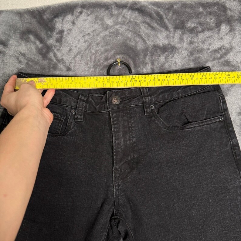 Buffalo David Bitton Six Straight Leg Jeans Mens 33x30 Black Faded Denim 684748 image 5
