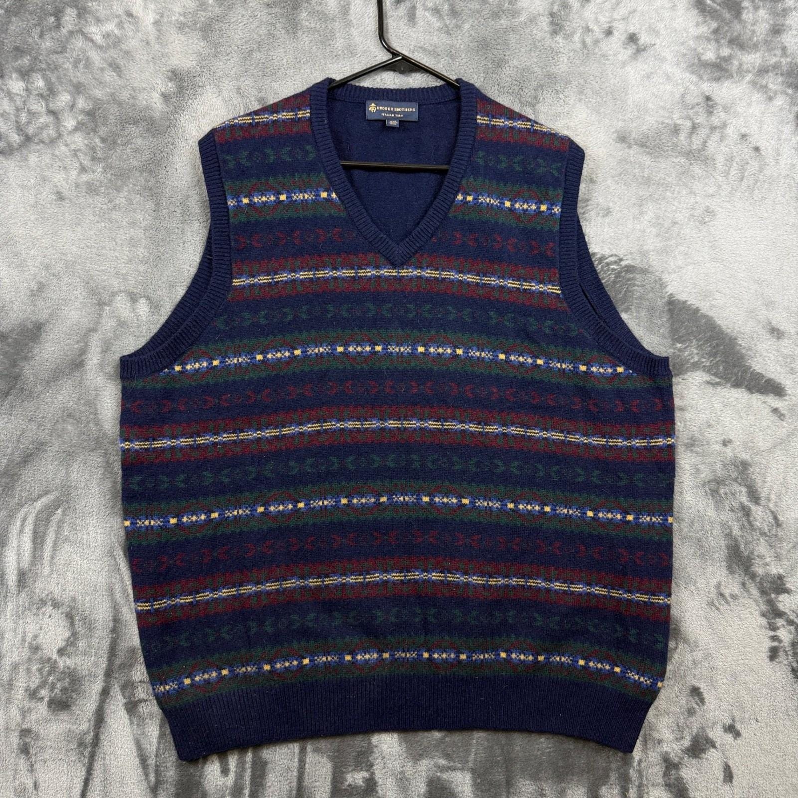 Brooks Brothers Fair Isle Sweater - Etsy
