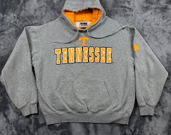 Moletom Colosseum Tennessee Masculino Tamanho Grande Cinza Laranja Voluntários