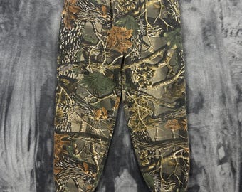 Cabela's Sweatpants Men's Small Camo Seclusion 3D Fleece Joggers