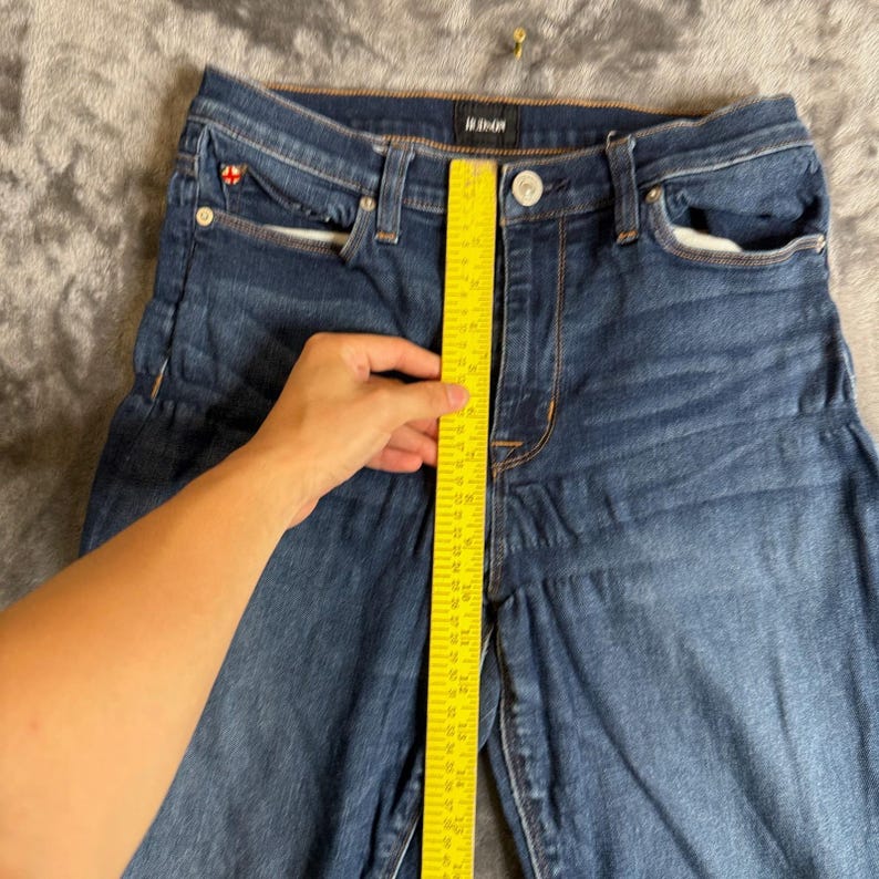 Hudson Women's Jeans Blair Super Skinny Size 31 Denim Regular Wash Five Pocket image 2