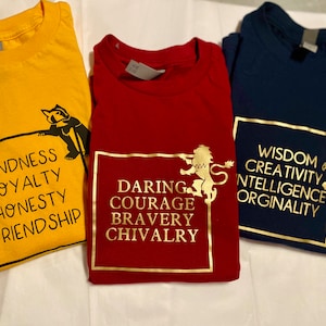 Wizard World House shirts- Square design- T shirt option