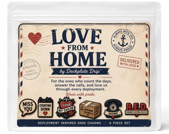 PREVENTA *** Amor desde casa (paquete de 6 dijes)