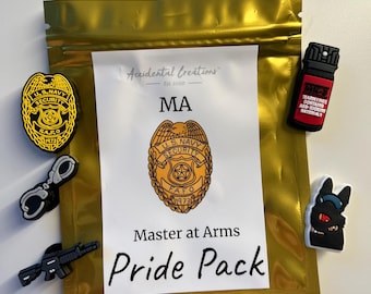 Paquete de adornos para zapatos Master at Arms Pride de la Marina (MA)