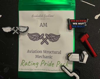Navy (AM) Structural Mechanic Pride Shoe Charm Pack