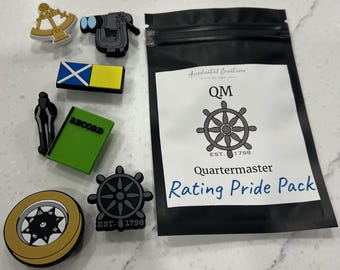 Paquete de adornos para zapatos Orgullo de Intendente de la Marina (QM)