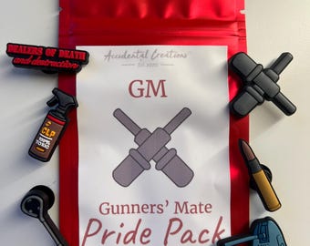 Navy (GM) Gunner’s Mate Pride Shoe Charm Pack