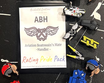 Navy (ABH) Aviation Boatswain’s Mate Pride Shoe Charm Packs