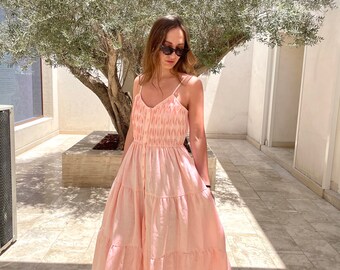 Maxi Linen dress,Bridesmaide Long dress,sleeveless long dress,Dress for women,summer linen dress,vintage dress
