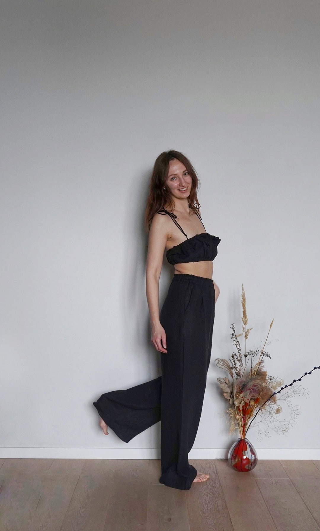 Linen Top & Pants Set (Kiara)