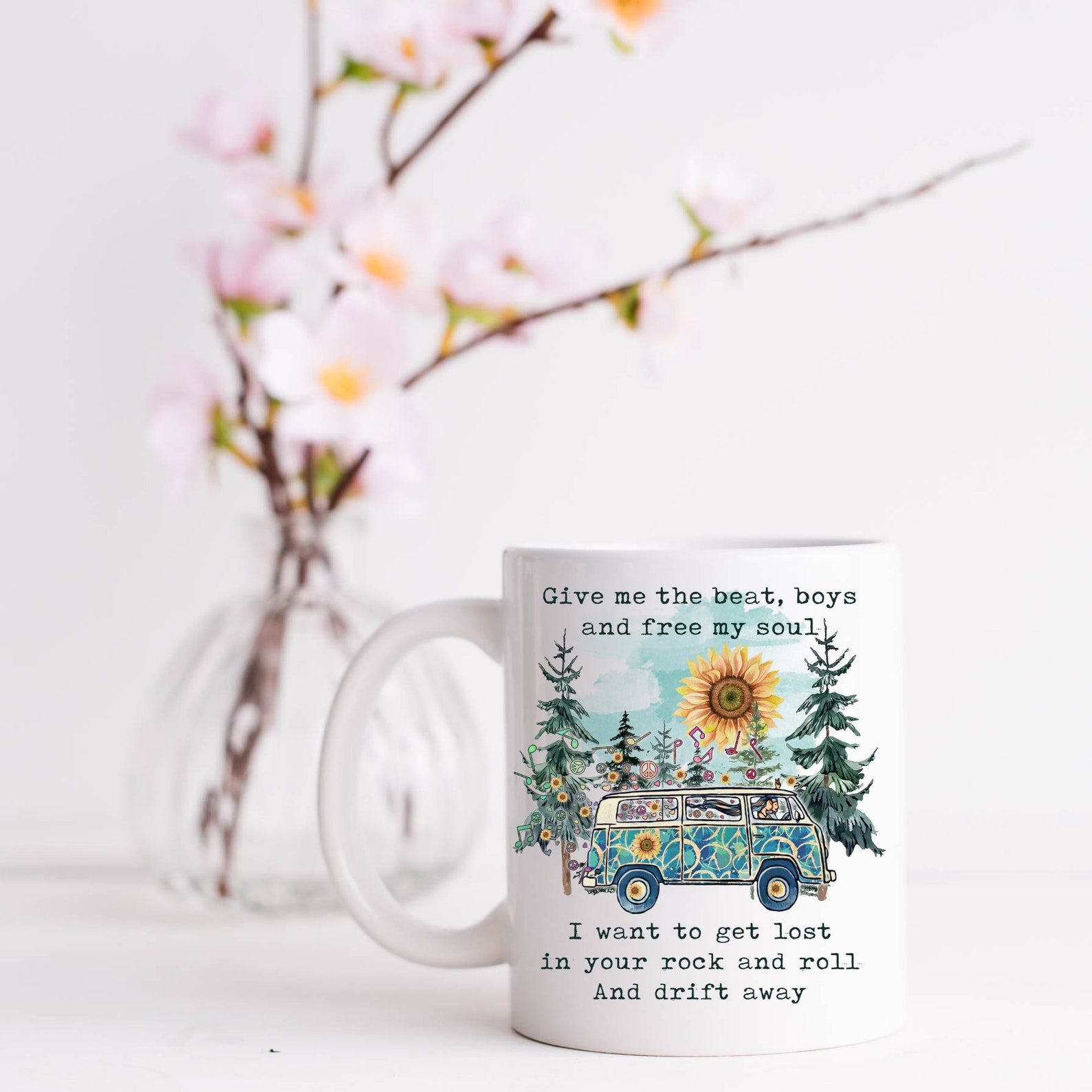 Give me the beat boys musical lyrics volkswagen bus etsy
