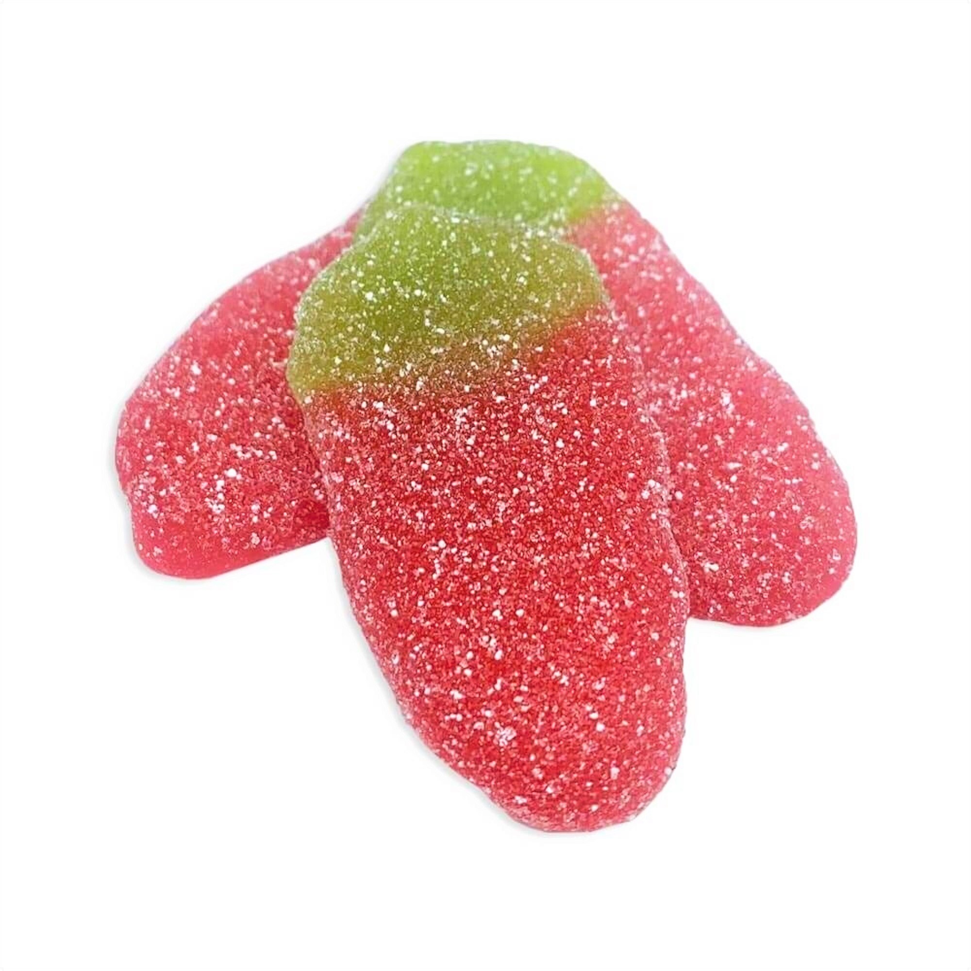 Haribo GIANT STRAWBS ZING Fizzy Strawberries Tub Retro Sweets Etsy