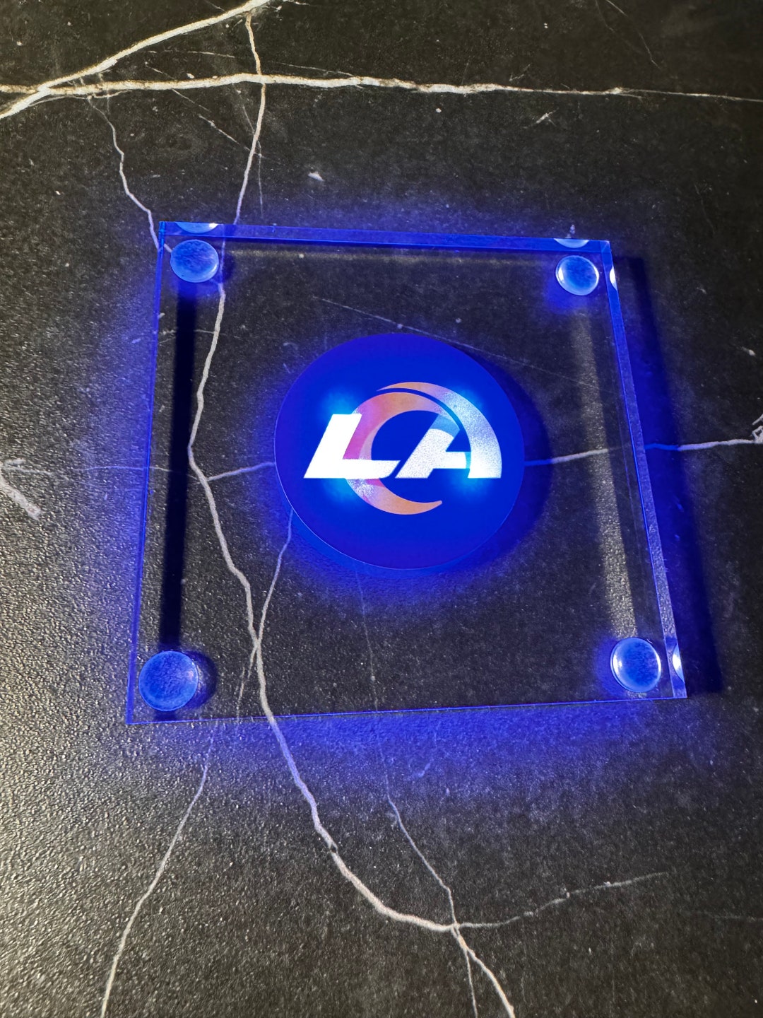 LA Rams Led Coaster - Etsy