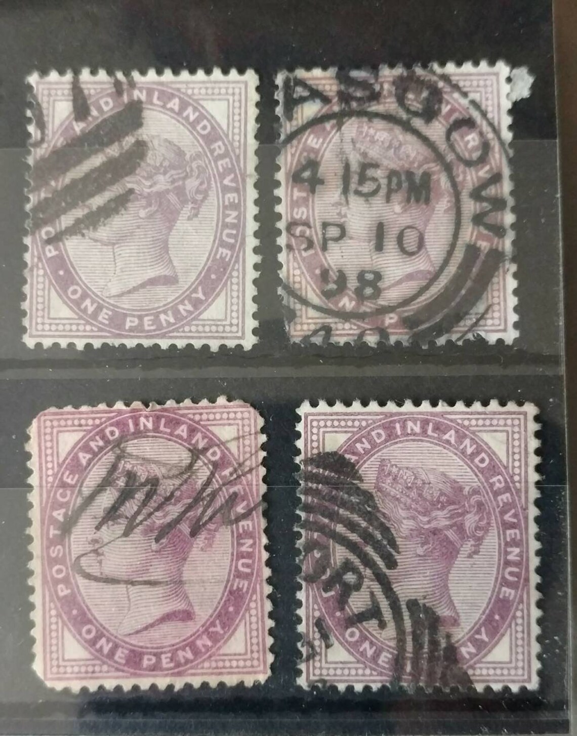 Vintage Victorian postage Stamps SG172 Lilac 1d x12 1881 Etsy